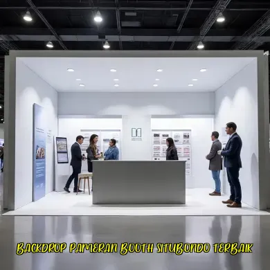 backdrop pameran booth situbondo terbaik